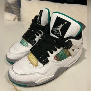 Authentic Jordan 4 Lucid Green